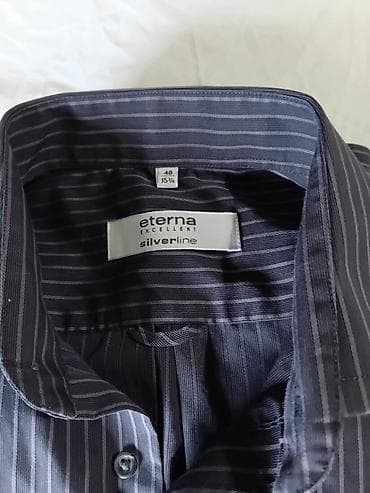 trenerke od likre: Muška elegantna kombinacija – košulja + pantalone - Košulja Eterna — 8