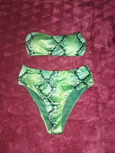 M (EU 38), Leopard, krokodil, zebra, bоја - Zelena