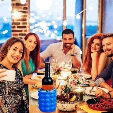 stakleni bokal za vodu: Silikonska kibla za led Silikonska posuda za pravljenje ledenih — 2