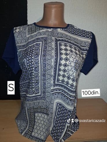 Women's Clothing: Ženske bluze/majice – više modela - Crna majica sa srebrnim — 5