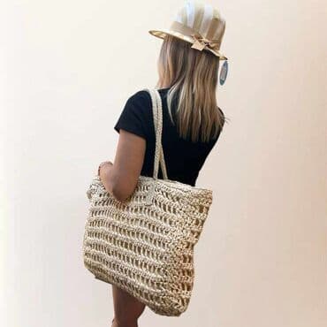 torba coco chanel: Beach bag, Handmade — 20