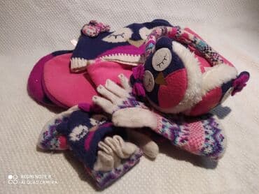 deciji bade mantili: Kapa, Šal, Za devojčice, bоја - Šareno — 2