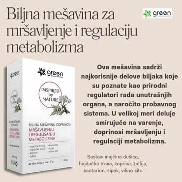 najlon pantalone za mrsavljenje: Green biljna mešavina doprinosi mršavljenju i regulaciji metabolizma — 1