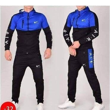 nike tech fleece trenerke komplet: Muška trenerka dostupna u tri varijante boja: crno-plavoj — 1