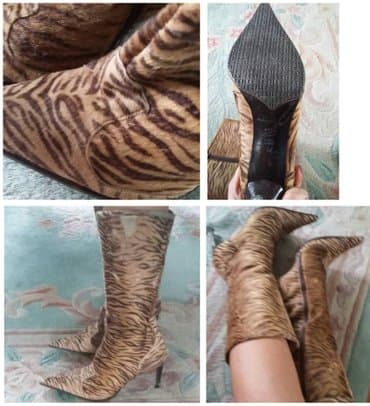 mokasine ženske kozne: High boots, 37 — 4