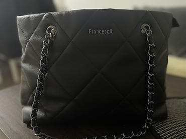 Crna torba FrancescA – elegantna i prostrana shopper/shoulder torba na lalafo.rs Crna torba FrancescA – elegantna i prostrana shopper/shoulder torba