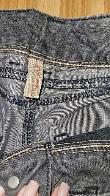 Helanke, biciklistički šortsevi: Vero mode farmerice veličina 27. Boja siva bez mane — 3