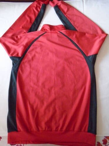 Sportswear: Tracksuit top, XL (EU 54), color - Red — 2