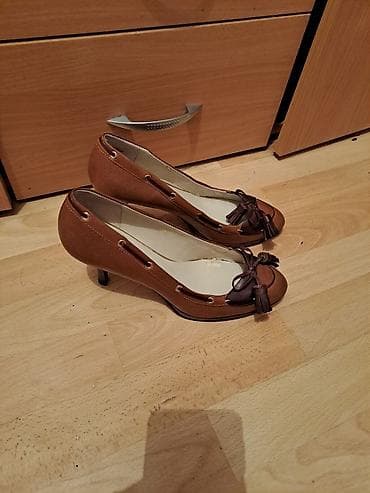 kozne cizme beograd: Braon salonke "Nine West", broj 40. Odlicno ocuvane, spolja bez — 3