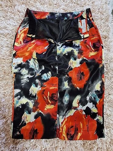 denim suknje: S (EU 36), Midi, bоја - Šareno — 3