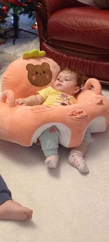 zara m: Plišana potporna foteljica za bebe - Mekana sedišta u obliku — 2