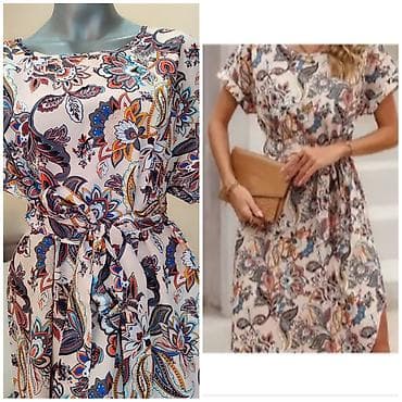 Lične stvari: Nova haljina, veličina XL. Džersi/satenska tkanina sa mekim padom u — 1