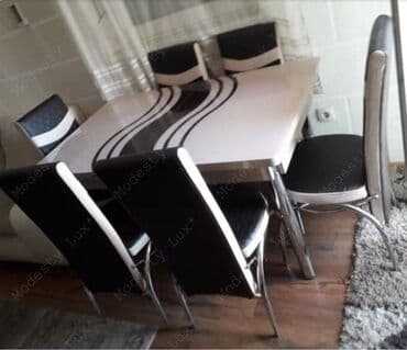 ormari za devojcice: 🎀Ulepsajte vas dom.🎀 ➡️Cena kompleta: Sto + 6 stolica 225e+ dostava⬅️ — 1