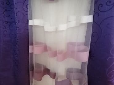 Figure: Zavese nove, Dužina i širina po meri. Ušivena traka i obrađene ivice — 3