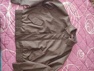 Venčanice i aksesoari: Jakna za prelazni period, Imitacija kože, S, bоја - Braon — 2