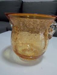 Other art & collectibles products: Murano amber buble posuda — 2