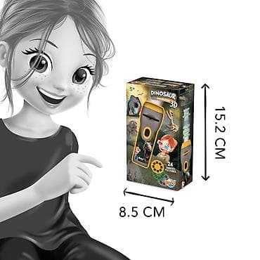 ski naočare za decu: Projektor dinosaurus 106852 Buki sa 3D slikama dinosaurusa za decu — 2