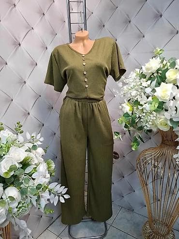 Sakoi: Dvodijelni ženski komplet – rebrasti džersi - Gornji dio: kratki — 1