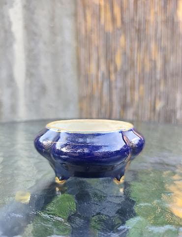 продајем дајем пећ: Porcelanska činija/pepeljara „Echt Cobalt” – Martinroda - Materijal — 1