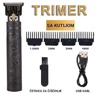 drzac za tv: Nov trimer za kosu i bradu. Ima USB punjač za punjivu bateriju i — 1