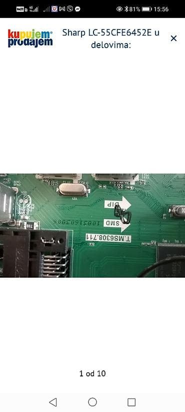 cetka za ispravljanje kose cena: Sharp LC-55CFE6452E – delovi Dostupni originalni delovi sa modela — 2