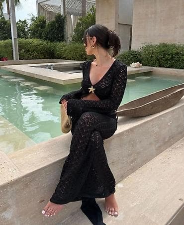 pull and bear beograd: 06. ✨ Luxury Knit Co-ord Set • Boje | Bež, crna, roza • Cena: 4.300 — 4