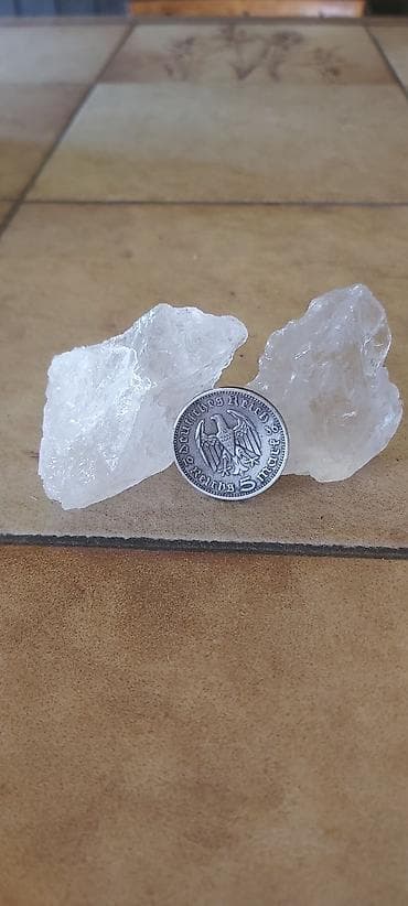 američka pita 7: Prirodni kvarc – komadi kristala (sirovi) - Transparentan do — 6