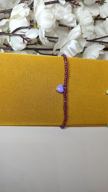 privezak za narukvice: Ručna narukvica od perlica – ljubičasta - Delikatna narukvica — 2