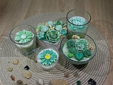 Sve za vikendicu i baštu: ✨ Ručno rađene sveće od 100% prirodnog sojinog voska 🕯️ Unikatne — 4