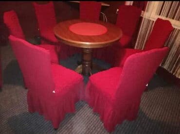 prekrivaci za garniture i stolice: Prekrivači za stolice-6 komada-2700 dinara. Odgovara za bilo koje — 1