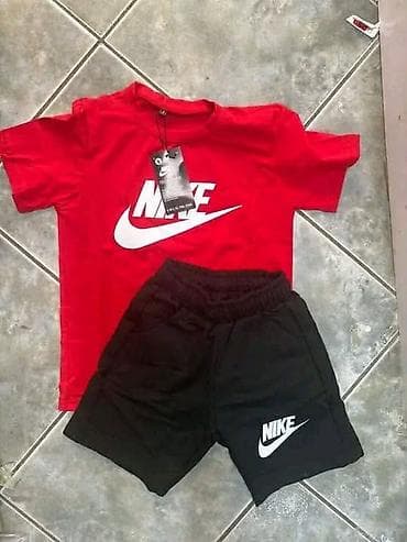 nike patike air max 97: Dečiji komplet majica + šorts (više brend dizajna) - Komplet sadrži — 1