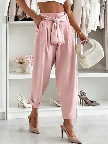 Muška obuća: ✅Ženske pantalone sa visokim strukom i šalom-kaišem
✅2250 din — 5