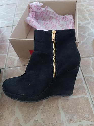 tamaris ankle boots: Ženske antilop gležnjače na punu petu - Boja: crna -Veličina: 40 — 3
