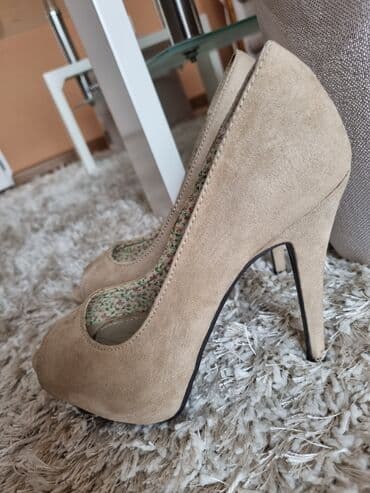 srebrne cipele: Salonke, Bata, 37 — 3