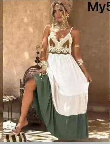 crvene haljine do kolena: Other sleeves — 3