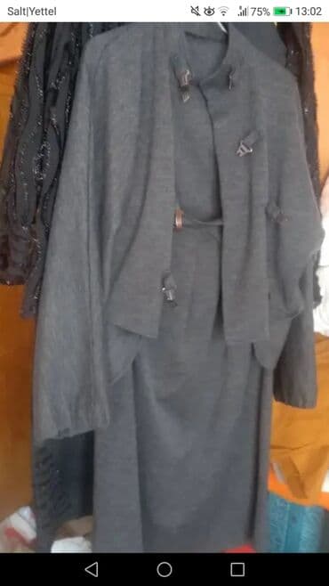Women's Clothing: Single-colored, color - Grey — 1