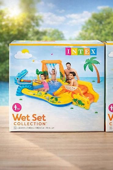 tunika sa renderom: 🌴 Intex dečiji bazen sa toboganom – Dino Park / Wet Set Collection — 3