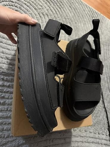 guess patike cena: UGG platform sandale – crne - Model: sportsko-modne sandale sa — 1