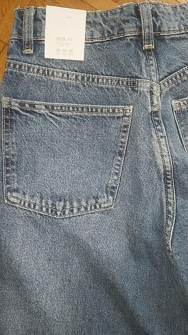 Women's Pants, Jeans, Shorts: ZARA farmerke – Mom Fit 36br. može i za slabiji M - Model: Mom Fit — 4