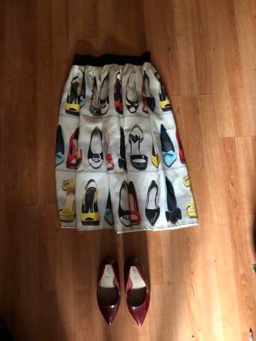 Suknja sa motivom cipelica M/Xl — 5