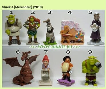 bench cizme: Kinder suprise igračke na komad. SHREK - Šrek mačak u čizmama — 3