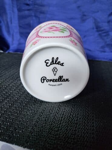 porcelanske solje za caj: Solja,casa Edles porcelanska,za sladoled itd. Solja nova — 10