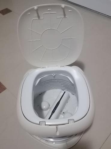 stedisa za sporet: Sklopiva prenosiva nosac I kanta/korpa za pelene sa poklopcem – — 2