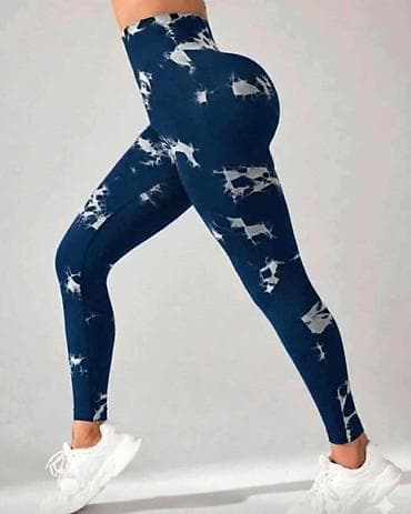 torba za hranu: Ženske sportske helanke – tie-dye dezen 2 komada 1,500 dinara - Visok — 3