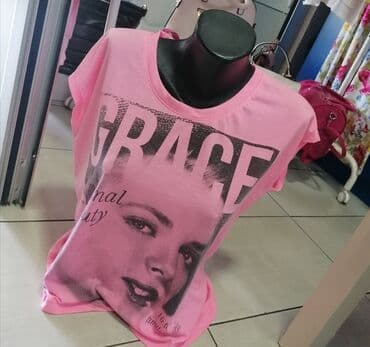 srebrni lancic sa krsticem: S (EU 36), color - Pink — 4