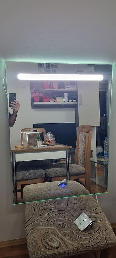 daska za peglanje: Na prodaju Led ogledalo 60x80, hladno bela boja, mogucnost pojacavanja — 2