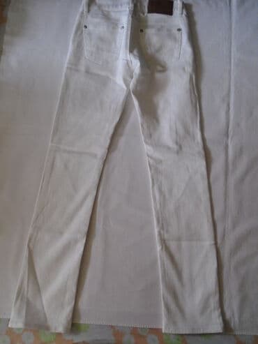 zvonarice pantalone: Nove bele farmerke original Crocker, pamuk 99% i 1% elastina. Poluobim — 5