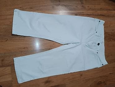 crno beli tech fleece: Ženske pantalone – više modela i veličina 1) Elegantne bele pantalone — 9