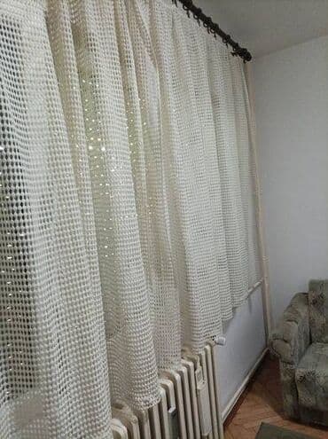 svetleci deda mraz za dvoriste: Net, Voile & Sheer Curtains, color - White — 3