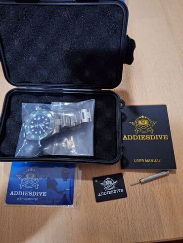 polu cizme na stiklu: Prelep lepsi uzivo Addiesdive MY-H3 sat - omaž na Rolex Submariner — 5